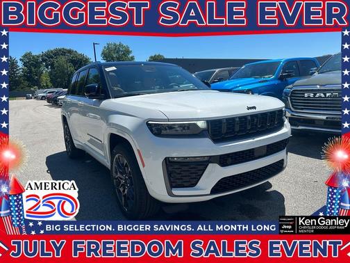 Bright White Clearcoat 2026 Jeep Grand Cherokee Summit