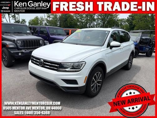 Pure White 2019 Volkswagen Tiguan 2.0T SE