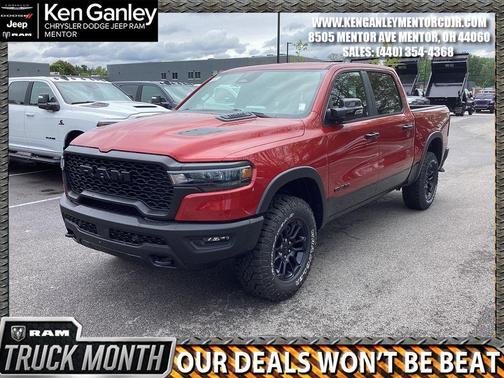 Molten Red Pearlcoat 2026 RAM 1500 Rebel