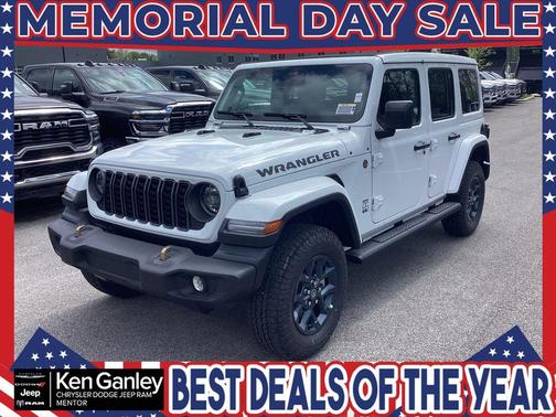 Bright White Clearcoat 2026 Jeep Wrangler Sport