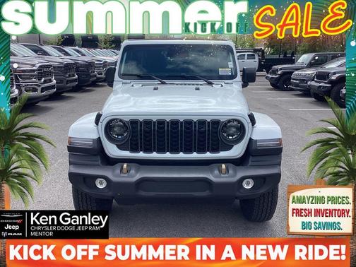 Bright White Clearcoat 2026 Jeep Wrangler Sport
