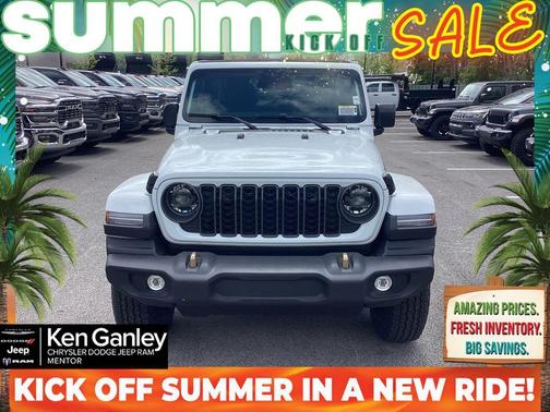 Bright White Clearcoat 2026 Jeep Wrangler Sport