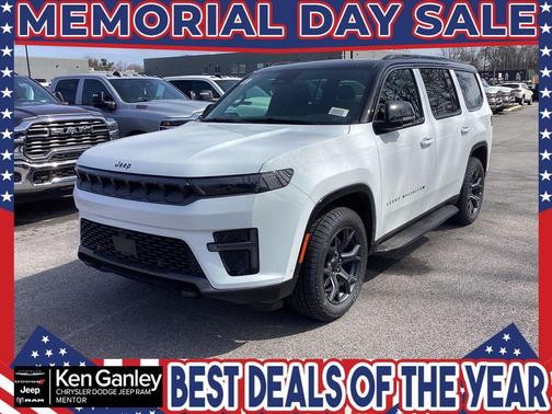 Bright White Clearcoat 2026 Jeep Grand Wagoneer Base