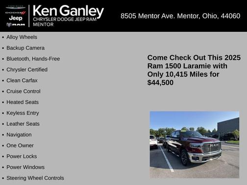 2025 RAM 1500 Laramie