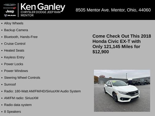 2018 Honda Civic EX-T