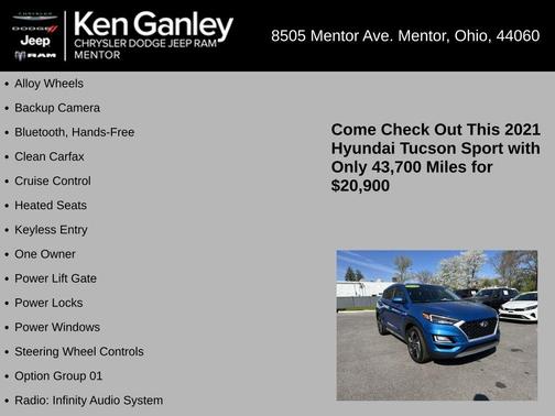 2021 Hyundai TUCSON Sport