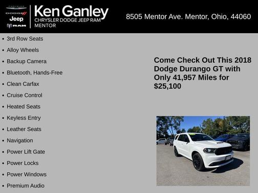 2018 Dodge Durango GT