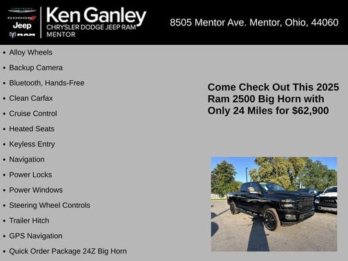 2025 RAM 2500 Big Horn