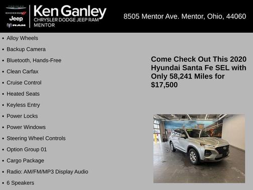 2020 Hyundai SANTA FE 2.4 SEL