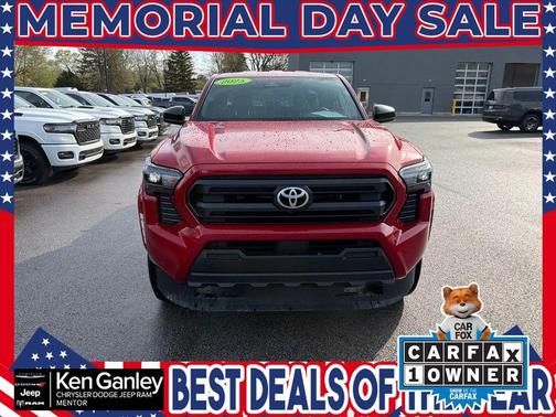 Red 2025 Toyota Tacoma SR