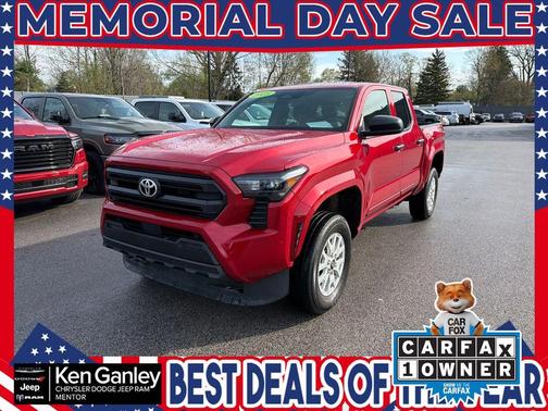 Red 2025 Toyota Tacoma SR