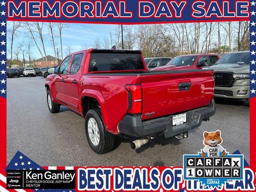 Red 2025 Toyota Tacoma SR