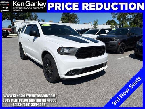 Bright White Clearcoat 2014 Dodge Durango Limited