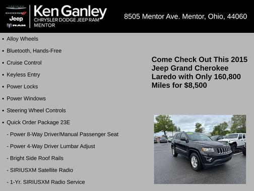 2015 Jeep Grand Cherokee Laredo