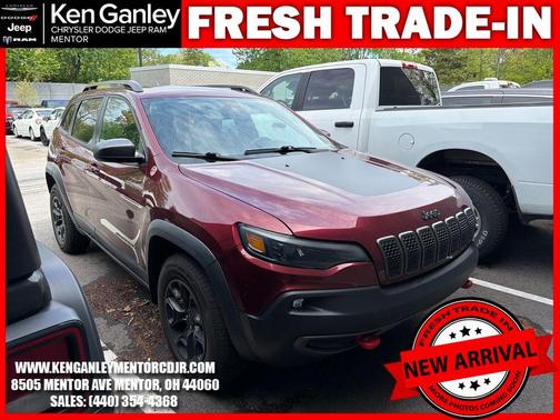 Velvet Red Pearlcoat 2019 Jeep Cherokee Trailhawk