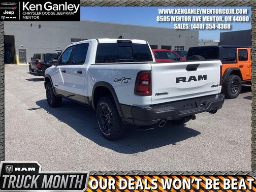 Bright White Clearcoat 2026 RAM 1500 Rebel