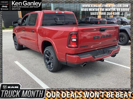 Molten Red Pearlcoat 2026 RAM 1500 Big Horn/Lone Star