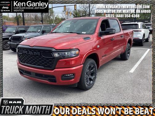 Molten Red Pearlcoat 2026 RAM 1500 Big Horn/Lone Star