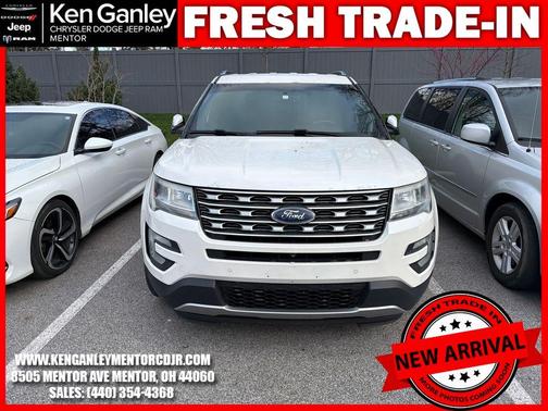 White 2016 Ford Explorer Limited
