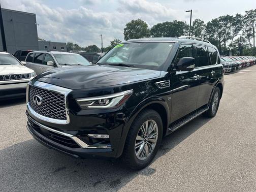Black Obsidian 2020 INFINITI QX80 Luxe