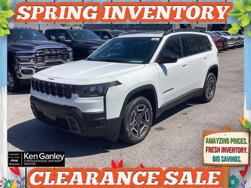 Bright White Clearcoat 2026 Jeep Cherokee LAREDO/LIMITED