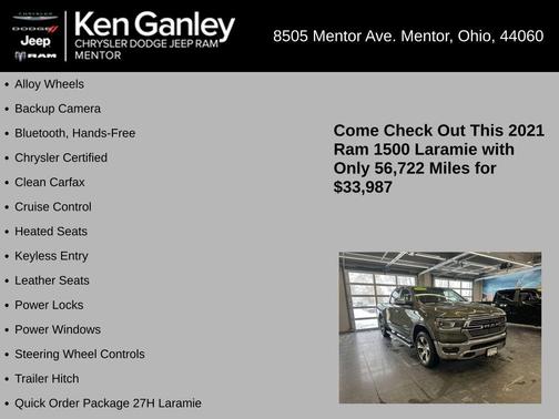 2021 RAM 1500 Laramie