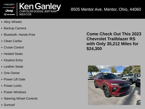 2023 Chevrolet Trailblazer RS