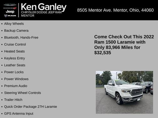 2022 RAM 1500 Laramie