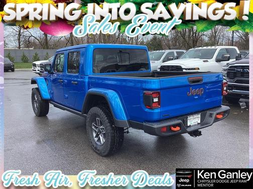 Hydro Blue Pearlcoat 2026 Jeep Gladiator Mojave