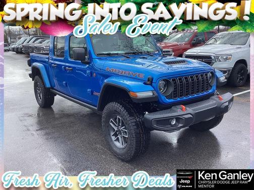Hydro Blue Pearlcoat 2026 Jeep Gladiator Mojave