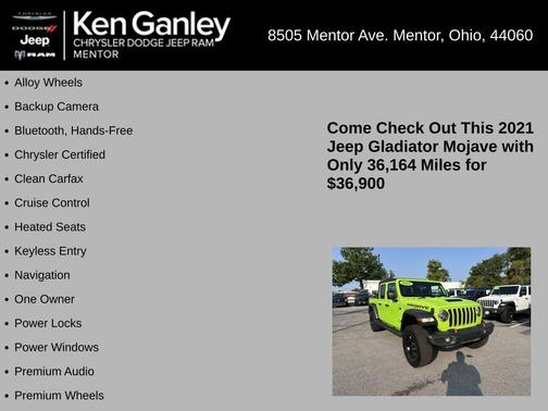 2021 Jeep Gladiator Mojave