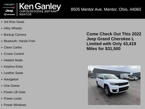 2022 Jeep Grand Cherokee L Limited