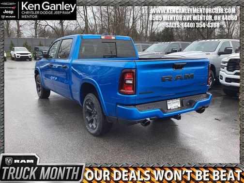 Hydro Blue Pearlcoat 2026 RAM 1500 Big Horn/Lone Star
