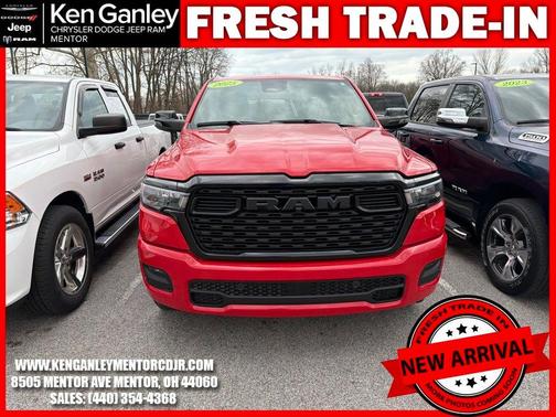 Flame Red Clearcoat 2025 RAM 1500 Big Horn/Lone Star