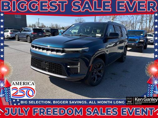 Fathom Blue Pearlcoat 2026 Jeep Grand Wagoneer L LIMITED ALTITUDE