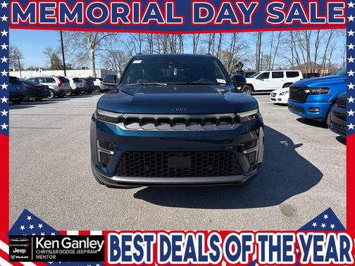 Fathom Blue Pearlcoat 2026 Jeep Grand Wagoneer L Limited