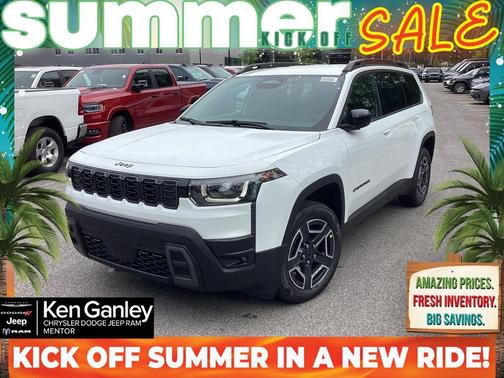 Bright White Clearcoat 2026 Jeep Cherokee LAREDO/LIMITED