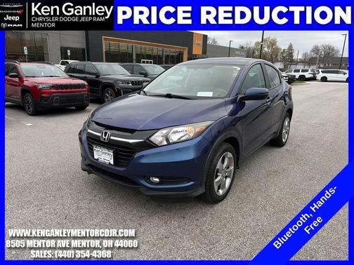 Blue 2017 Honda HR-V EX