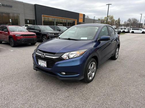 Blue 2017 Honda HR-V EX