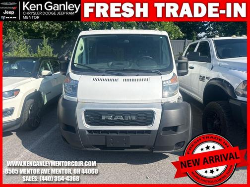 Bright White Clearcoat 2019 RAM ProMaster 1500 Low Roof
