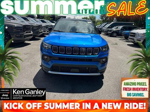 Hydro Blue Pearlcoat 2026 Jeep Compass Limited