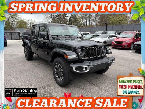 Black Clearcoat 2026 Jeep Gladiator Sport