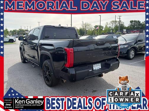 Midnight Black Metallic 2025 Toyota Tundra Limited
