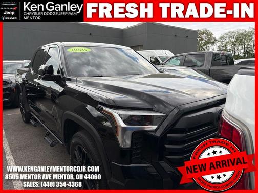 Midnight Black Metallic 2025 Toyota Tundra Limited