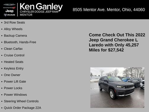 2022 Jeep Grand Cherokee L Laredo