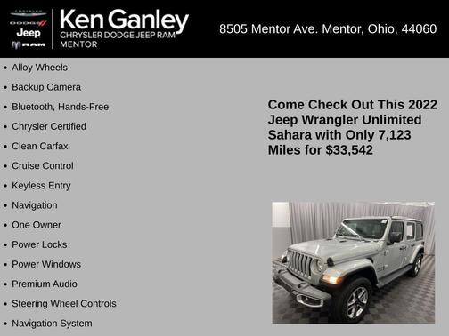 2022 Jeep Wrangler Unlimited Sahara