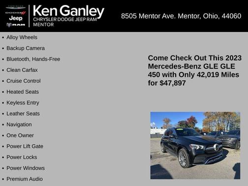 2023 Mercedes-Benz GLE 450 4MATIC