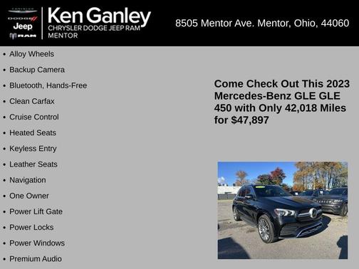 2023 Mercedes-Benz GLE 450 4MATIC