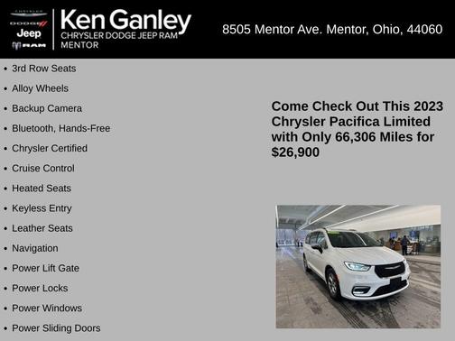 2023 Chrysler Pacifica Limited