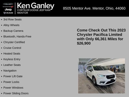 2023 Chrysler Pacifica Limited
